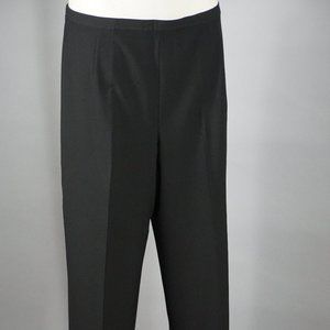 Talbots Black Stretch Crop Trouser Size 14